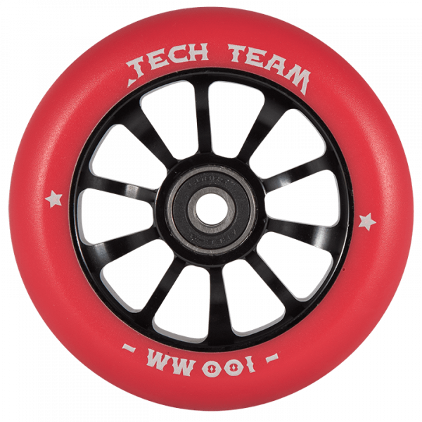 Колесо для самоката Tech Team Winner 100 (красный / черный)