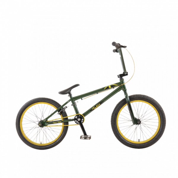 BMX Велосипед Tech Team Twen 20" 2018 (зеленый / желтый)
