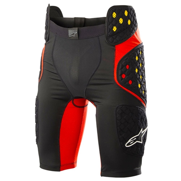 Защитные шорты Alpinestars Sequence Pro (черный / красный)