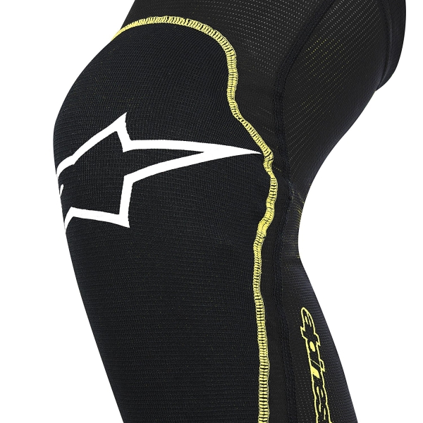 Защита колена Alpinestars Paragon (черный / желтый)