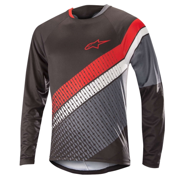 Джерси Alpinestars Predator LS (черный / серый / красный)