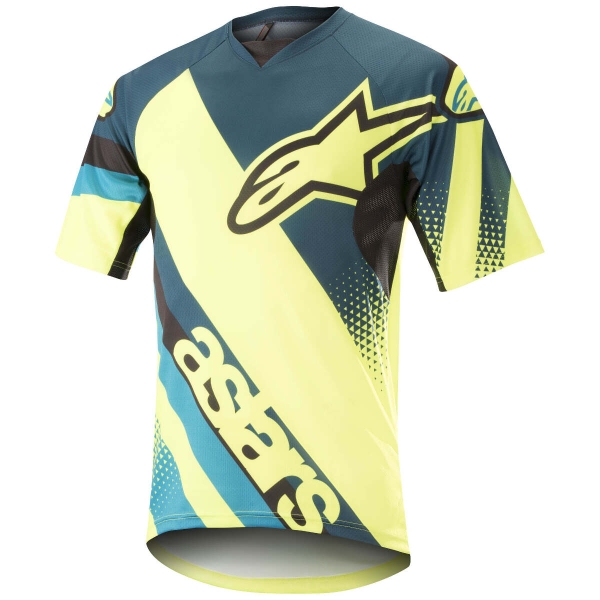 Джерси Alpinestars Racer SS (синий / желтый)
