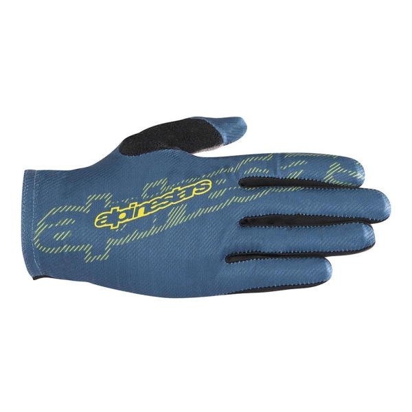 Перчатки Alpinestars F-Lite (синий / желтый)