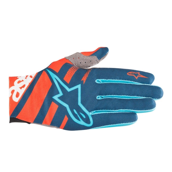 Перчатки Alpinestars Racer (оранжевый / синий)