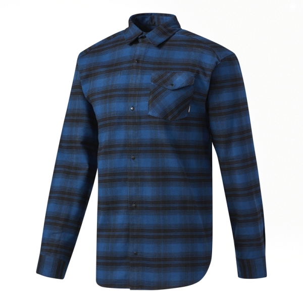 Рубашка Adidas Stretch Flannel (темно-синий / черный)