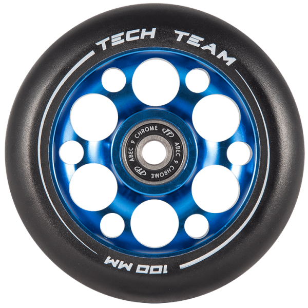 Колесо для самоката Tech Team Drilled Core 100 (синий)