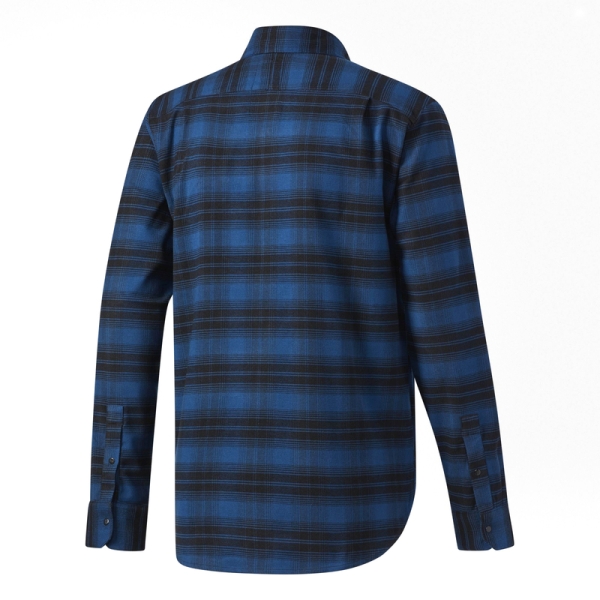 Рубашка Adidas Stretch Flannel (темно-синий / черный)