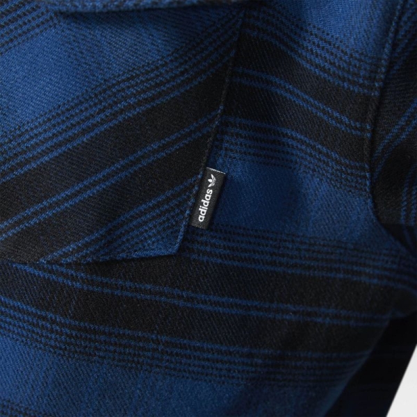 Рубашка Adidas Stretch Flannel (темно-синий / черный)