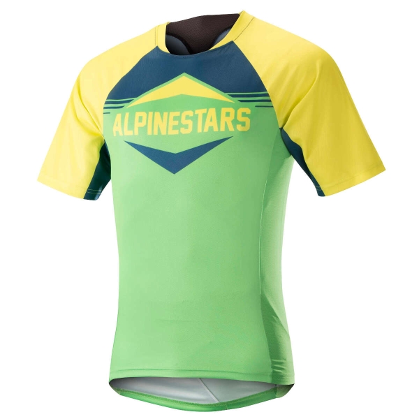 Джерси Alpinestars Mesa SS (желтый / зеленый)