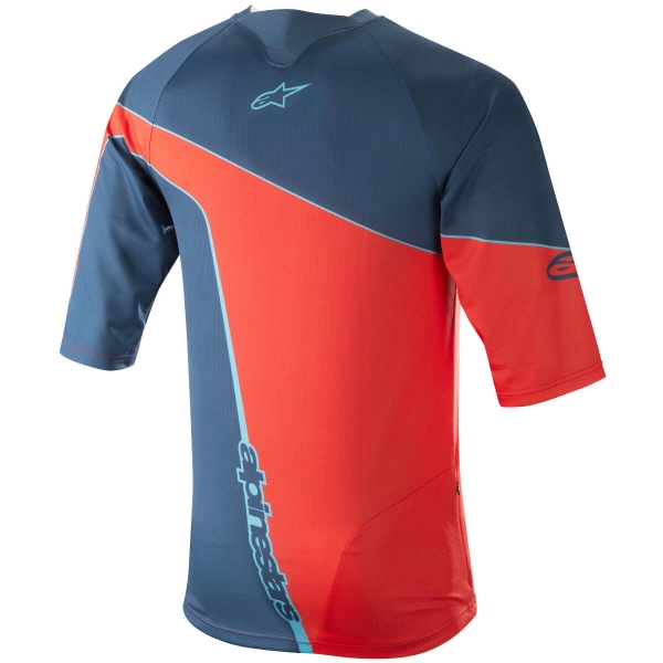 Джерси Alpinestars Crest 3/4 (синий / оранжевый)
