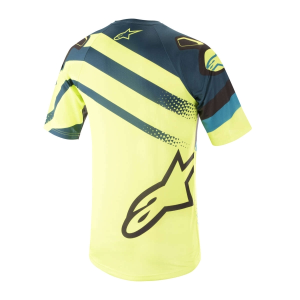 Джерси Alpinestars Racer SS (синий / желтый)