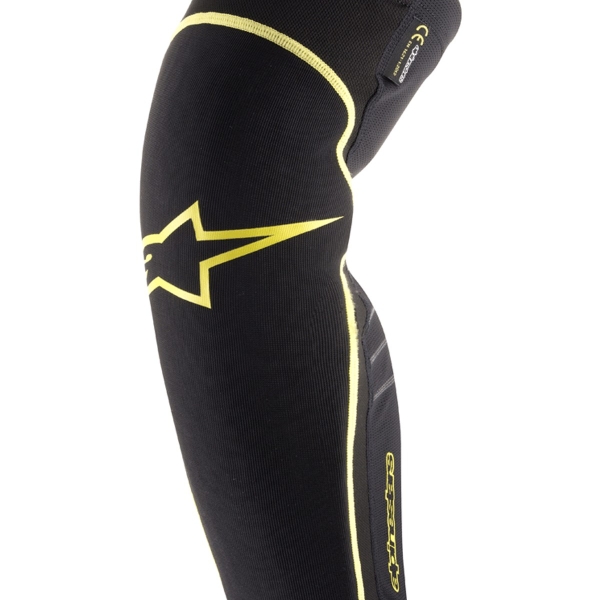 Защита колена и голени Alpinestars Paragon (черный / желтый)