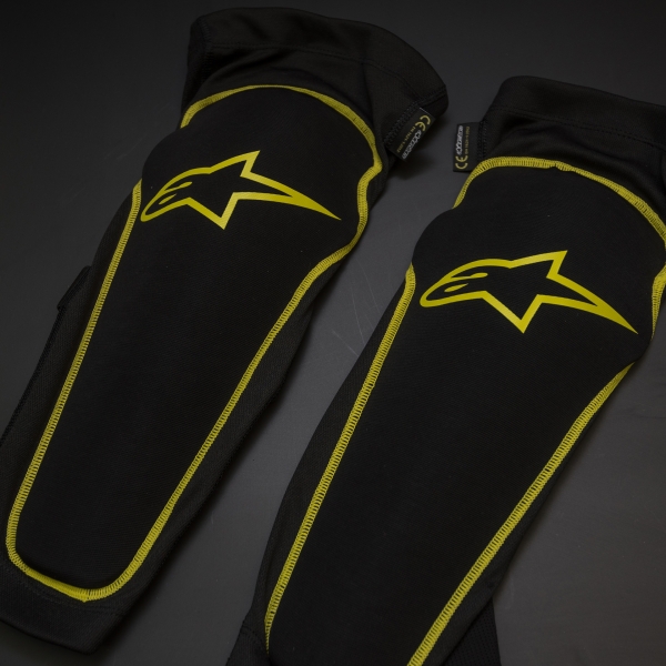 Защита колена и голени Alpinestars Paragon (черный / желтый)