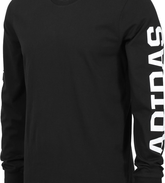 Лонгслив Adidas Saturday School (черный / белый)