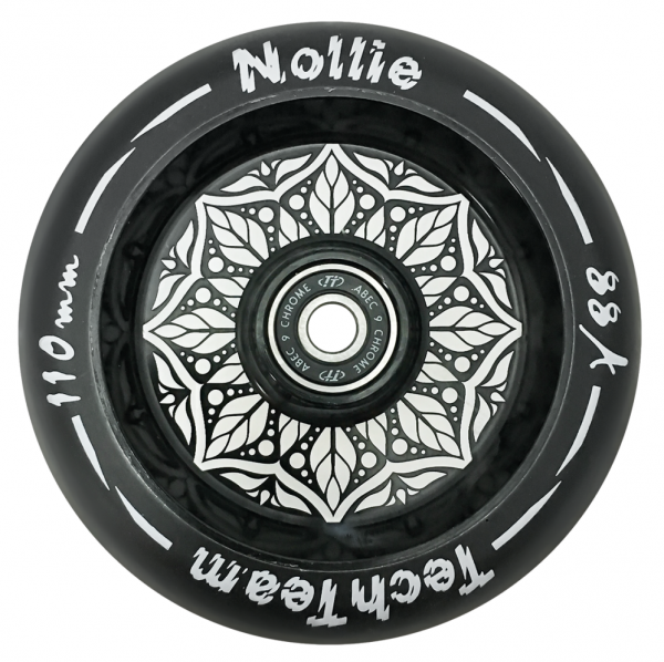 Колесо для самоката Tech Team Flat Solid Nollie 110 (черный)
