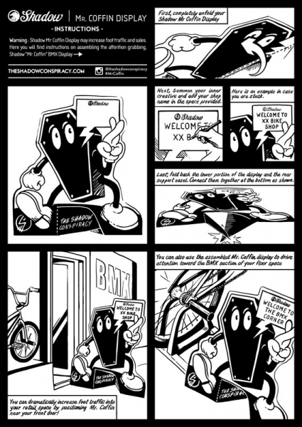 Баннер Shadow Cтенд Shadow Mr.Coffin Shop Display