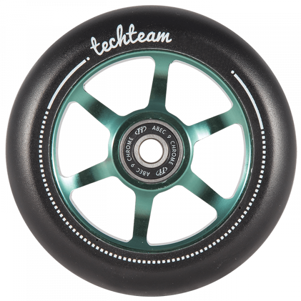 Колесо для самоката Tech Team 6S Di-Strada 120x24 (зеленый)