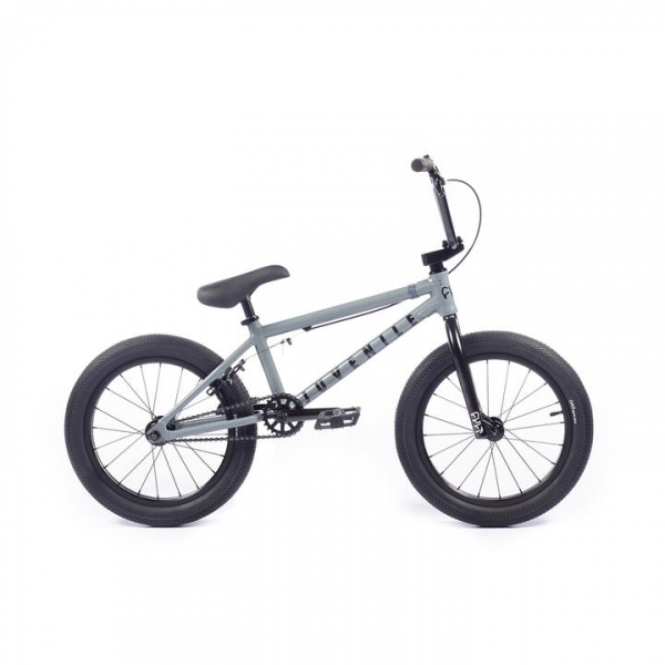 BMX Велосипед Cult Juvenile B 18" 2021 (серый / черный)