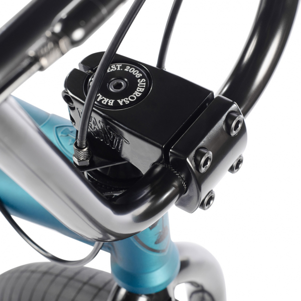 BMX Велосипед Subrosa Salvador Park 20" 2022 (некрашеный / бирюзовый)