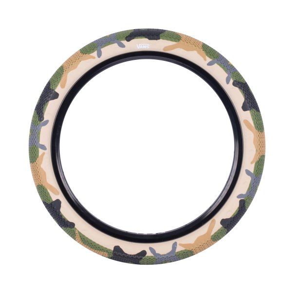 BMX Покрышка Cult x Vans 2,40" Green Camo Skinwall