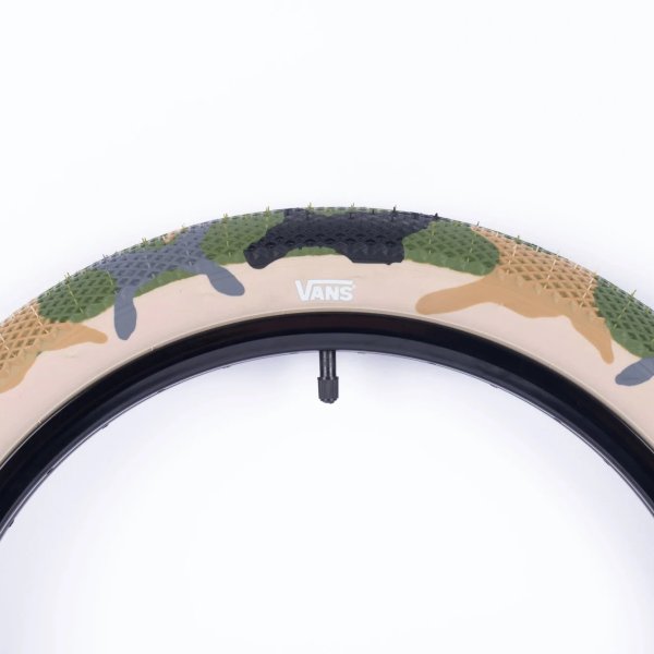 BMX Покрышка Cult x Vans 2,40" Green Camo Skinwall