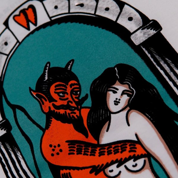Футболка Old Lizard Wicked Love (белый)