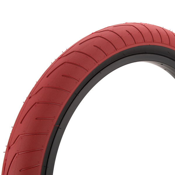 BMX Покрышка Kink Sever Red w/ Black Walls сталь
