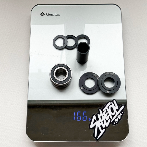BMX Каретка Kink Mid 19 Silver