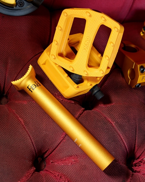 BMX Подседельный штырь Fiend Team Matte Gold