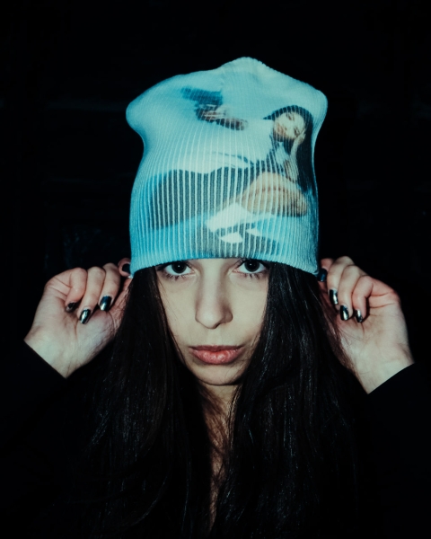 Шапка SETIBO98 X YAKIMOTOO "Girl" белый