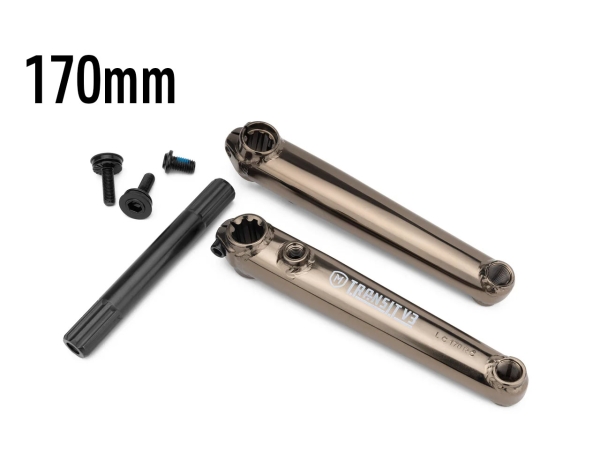 BMX Шатуны Mission Transit v3 170 Black Chrome