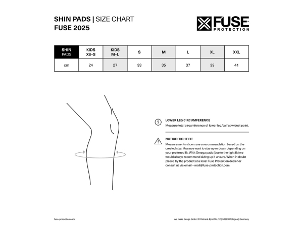 Защита голени Fuse Alpha Plus Combo (черный)