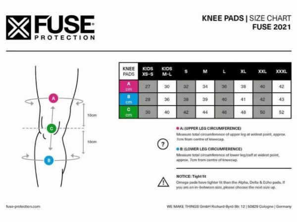 Защита колена и голени Fuse Delta 125 Combo (черный)