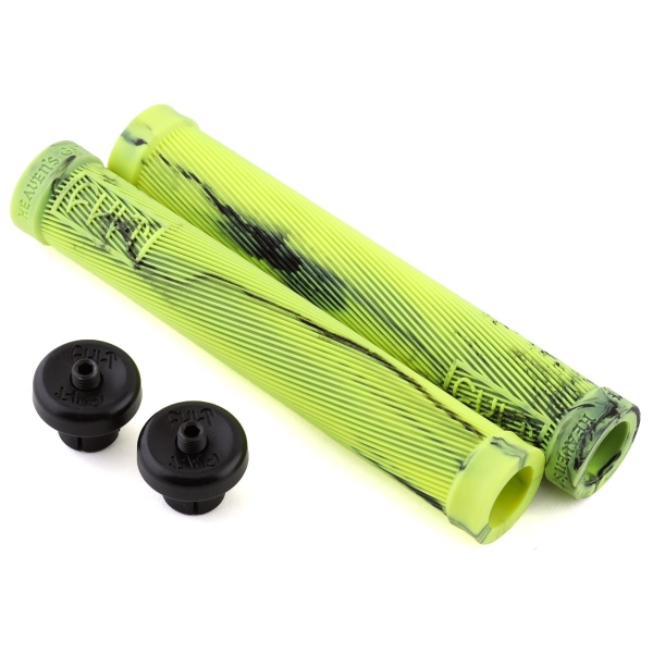 BMX Грипсы Cult Heaven's Gate Lime Green Swirl