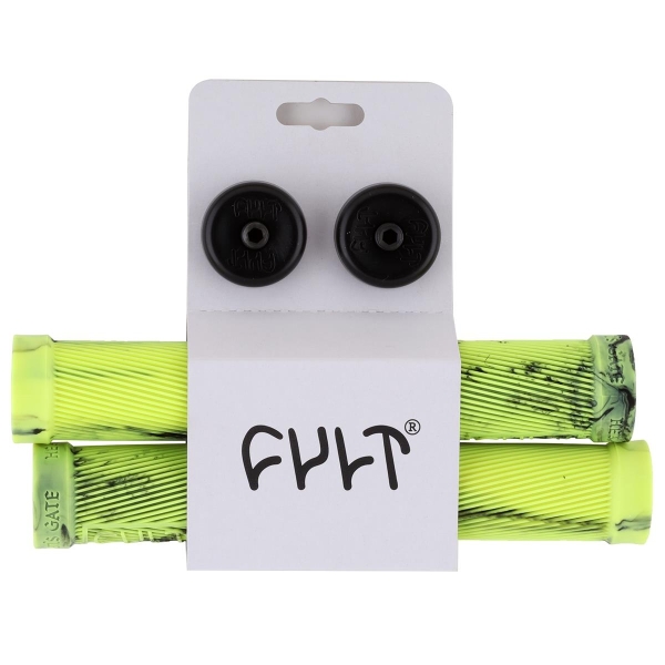 BMX Грипсы Cult Heaven's Gate Lime Green Swirl