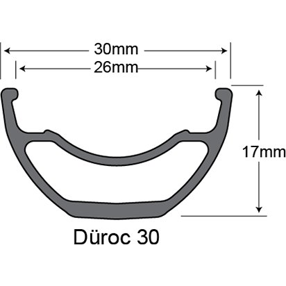 Обод 29" 32h SunRingle Duroc 30 Sleeved Black (SM8E14P13605C)