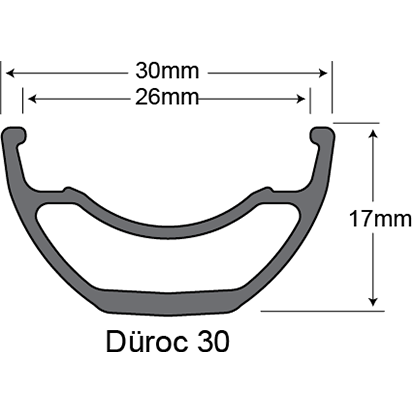 Обод 29" 28h SunRingle Duroc 30 Sleeved Black (SM8E28P13605C)