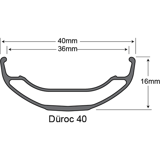 Обод 29" 32h SunRingle Duroc 40 Sleeved Black (RX8E14P13605C)