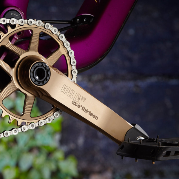 Шатуны E Thirteen Helix R Cranks 165x73mm Bronze (CS4HRA-100)