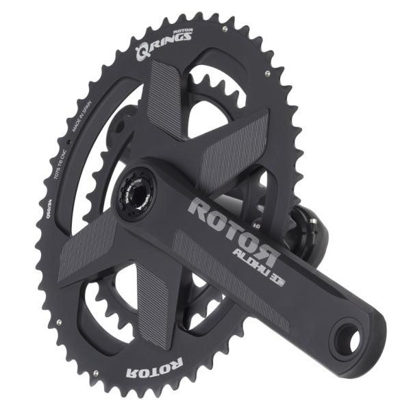 Шатуны Rotor Aldhu 3D+ Crank Arms Black 172,5mm (C02-102-20010-0)